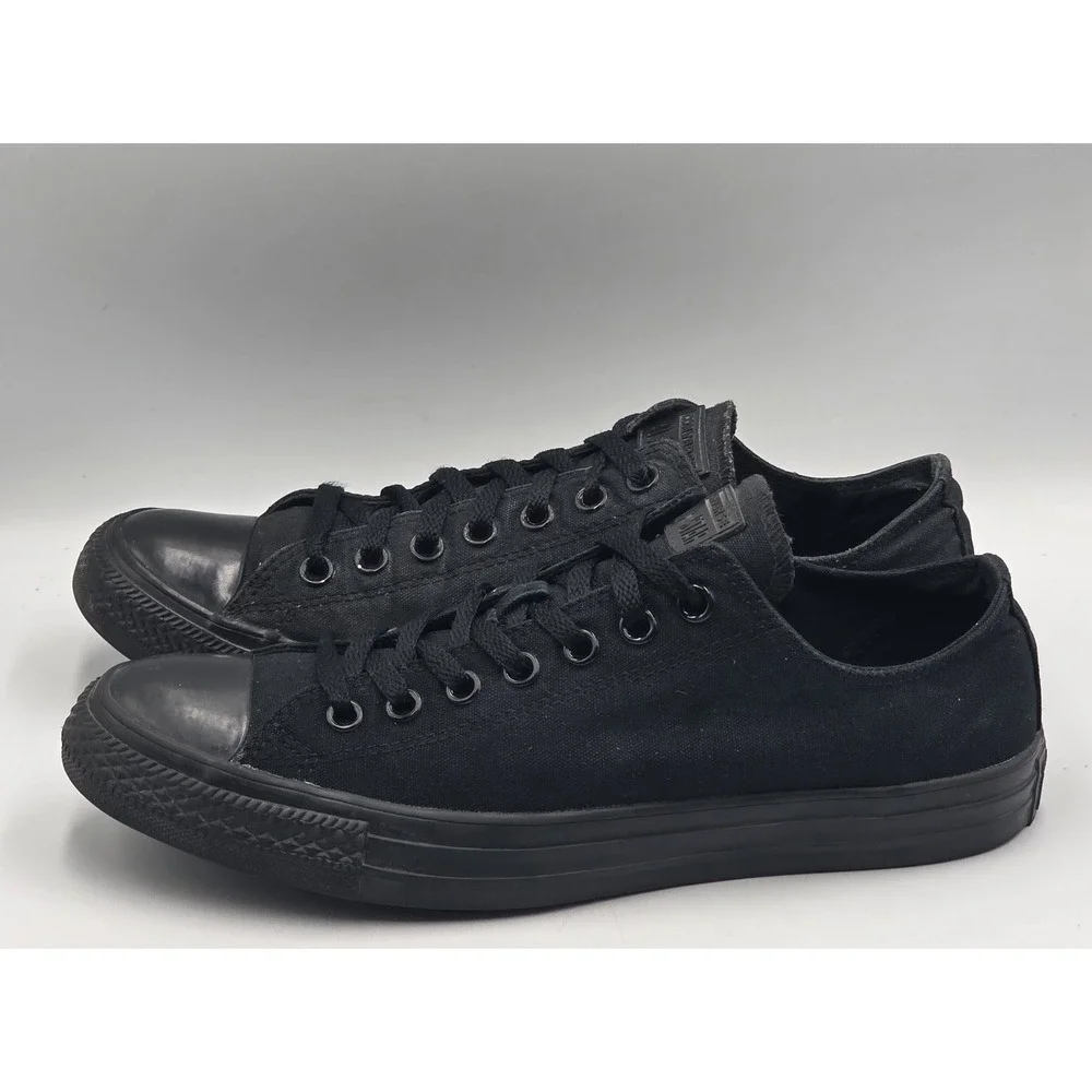Converse Chuck Taylor All Star Low Triple Black M5039 Men's 9 Women's 11